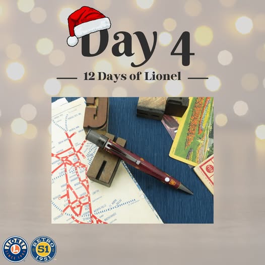 All aboard for Day 4 of our 12 Days of Lionel Giveaways! Enter now for a chance to win a Pennsylvania <a href="/Retro1951/">Retro 1951 Fine Pens</a> Lionel Trains Tornado™ Rollerball Pen and keep your holiday spirit on track!
woobox.com/jhfgho