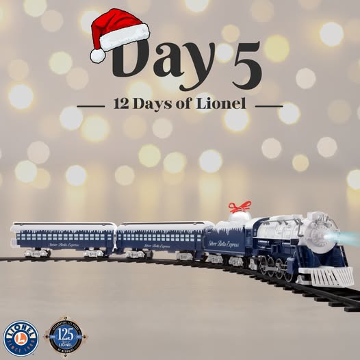 It’s Day 5 of our 12 Days of Lionel Giveaways! Enter for a chance to win a Silver Bells Express Ready-to-Play Train Set and add something special to your collection!
woobox.com/jhfgho
