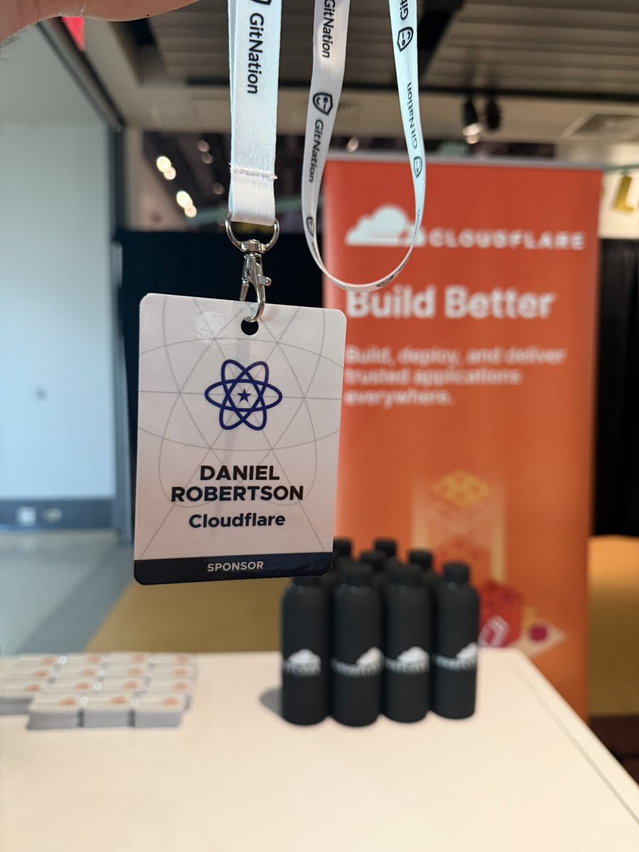 danielson7_'s tweet image. 👋 Come say at @Cloudflare booth @ReactSummit NYC! @CloudflareDev