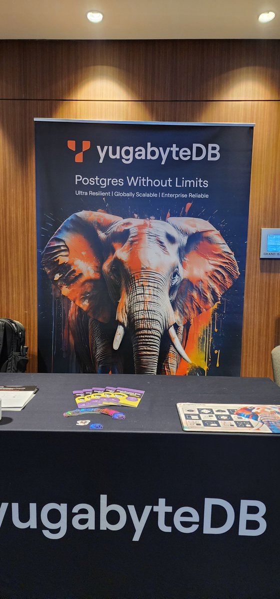 Hanging out at the <a href="/Yugabyte/">YugabyteDB</a> booth at <a href="/QConSF/">QCon San Francisco Software Development Conference</a> today! Come say hello!