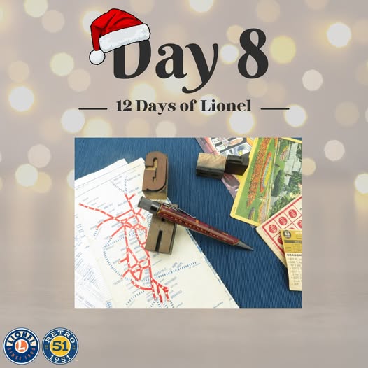 We’re rolling into Day 8 of our 12 Days of Lionel Giveaways! Enter now for your chance to win Pennsylvania <a href="/Retro1951/">Retro 1951 Fine Pens</a> Lionel Trains Tornado™ Rollerball Pen
woobox.com/jhfgho