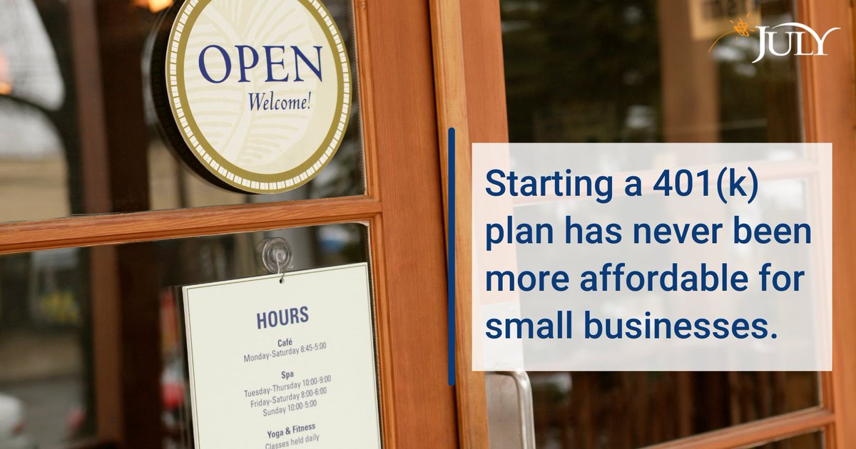 Current law provides three valuable tax credits that can help offset plan startup, contribution, and automatic enrollment costs, making it easier for business owners to take the next step toward offering a retirement plan.
🔗 hubs.li/Q03SS0V50