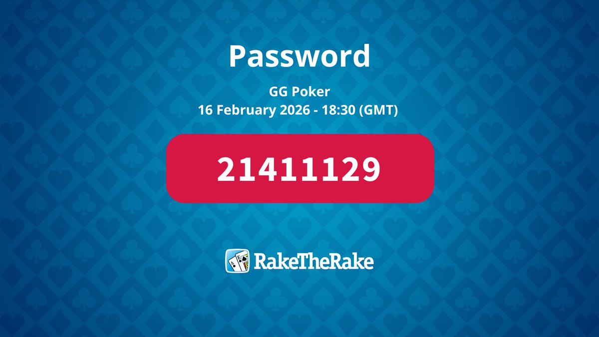 RakeTheRake ♥♠♦♣ tweet media