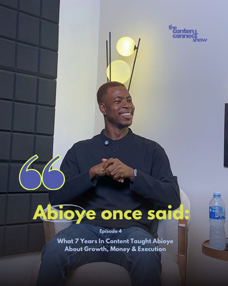 contenttconnect's tweet image. Newbies? Confused. Experts? Also confused.

Honestly, all of us are just winging it 😭. 

But… there’s still hope for the confused. Read the thread to see some of the gems Abioye dropped 😮‍💨 
| a thread🧵