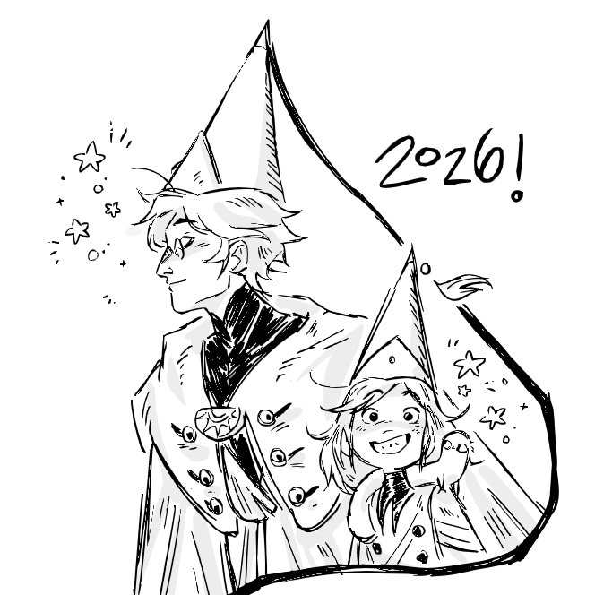 Paused all assignments to do this sketch in celebration of the anime trailer 🎉 #とんがり帽子のアトリエ #Δ帽子 #witchhatatelier (Had to redraw this twice because the school computer died on me 🥲)