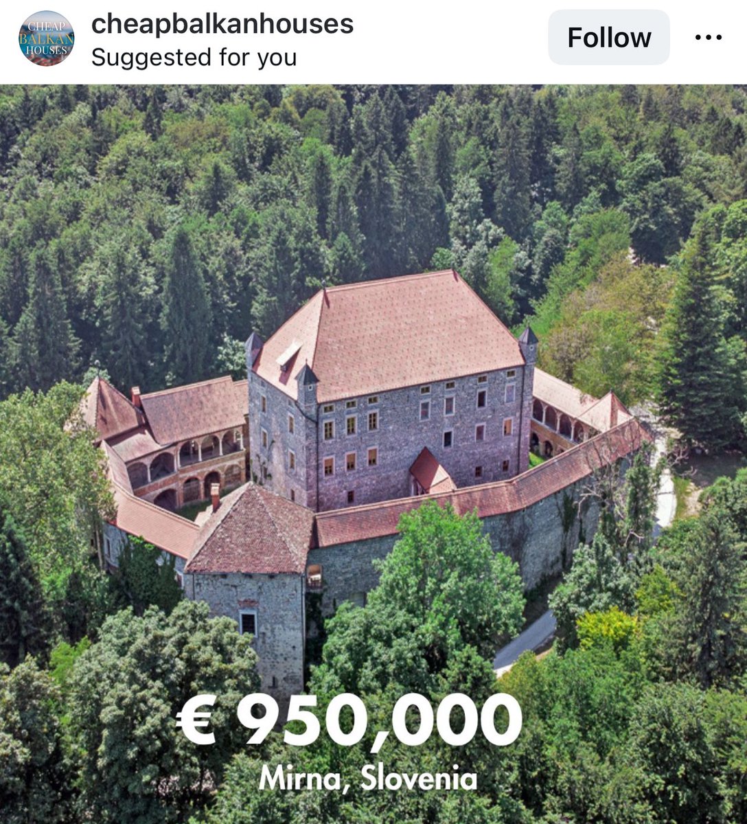 jeremymstamper's tweet image. What’s stopping you from buying this castle in Slovenia for 950,000 euros?