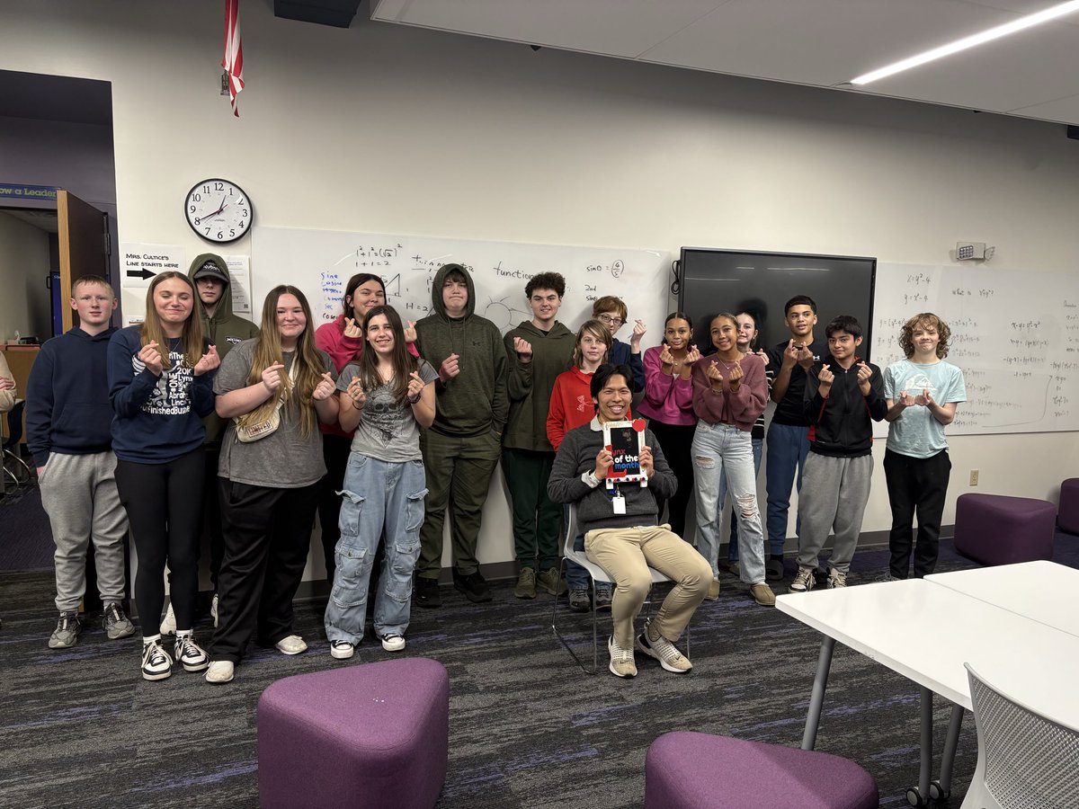 Congratulations to Mr. Peng, <a href="/Kirn_MS/">Kirn Middle School</a> November Lynx of the Month! We celebrate all he does to support the learning of our students, #theLYNXway all day, every day.