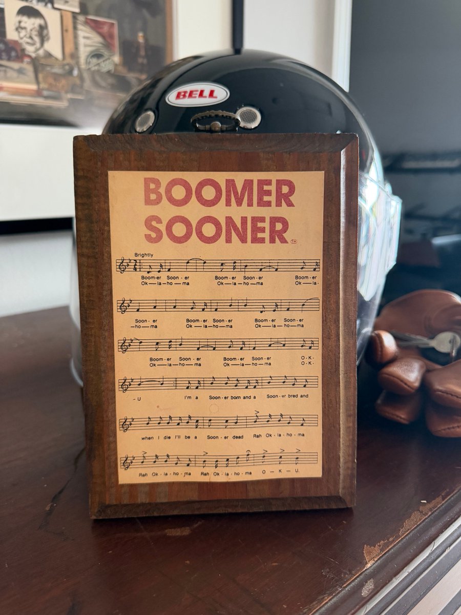 doctorfollowill's tweet image. I don’t know how to read sheet music but if I did this would be the first song I learned. ⁦@OU_ThePRIDE⁩ #Boomer
