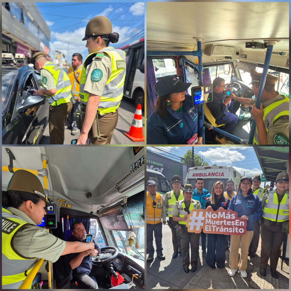 🚌Un excelente jornada tuvimos junto a <a href="/sendaaraucania/">SENDA Araucanía</a> y <a href="/CarabAraucania/">Carabineros Región de La Araucanía</a> en un nuevo operativo de alcotest y narcotest dirigido a conductores del transporte público‼️

En la toma de más de 80 muestras, no se registraron detenidos por consumo de alcohol y drogas 👏