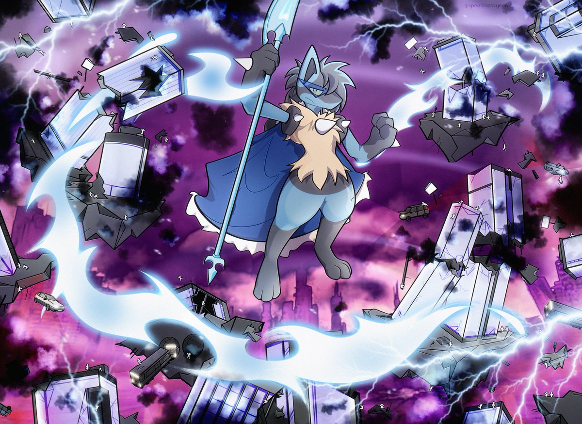 Akemi is a superhero for sure, but he handles things in his own way. So be careful when you tell him there's an underground crime ring in the city or else he might make that the perfect excuse to show off.

Amazing art done by <a href="/speechlessyeen/">speechless (comms open)</a>. He does incredible work!