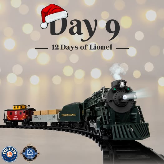 The holiday fun keeps rolling!  Enter for your chance to win a Pennsylvania Flyer Freight Ready-to-Play Train Set for Day 9 of our 12 Days of Lionel Giveaways!
woobox.com/jhfgho