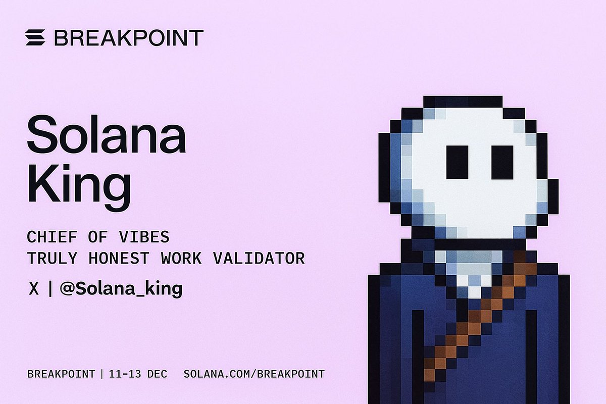 Solana_King's tweet photo. Looking forward to speaking at @SolanaConf this year https://t.co/CwOQ7Zw18S
