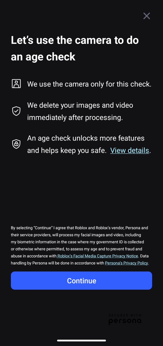 Phoenix_Music23's tweet image. I just got the age verification on my alt account, and im not scared
@Roblox @robloxupdates
#ROBLOX #robloxupdates
#ageverifcation