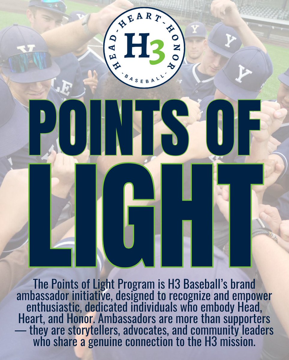 h3sportsmedia's tweet image. #h3baseball #h3pointsoflight #gameforall #growthegame