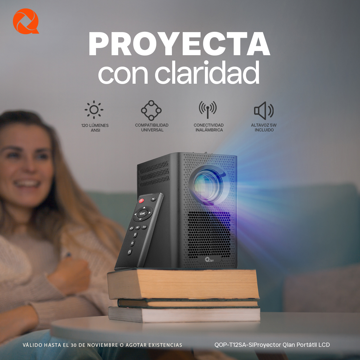 PCH_Connect's tweet image. 🎥 Trabajo o entretenimiento, el proyector portátil @qian_mx se adapta a ti

💡 Conecta, comparte y disfruta en cualquier momento

Ingresa ahora y consigue el tuyo⬇️
shop.pchconnect.com/productos/proy…

#Proyector #inalámbrico #QianMéxico