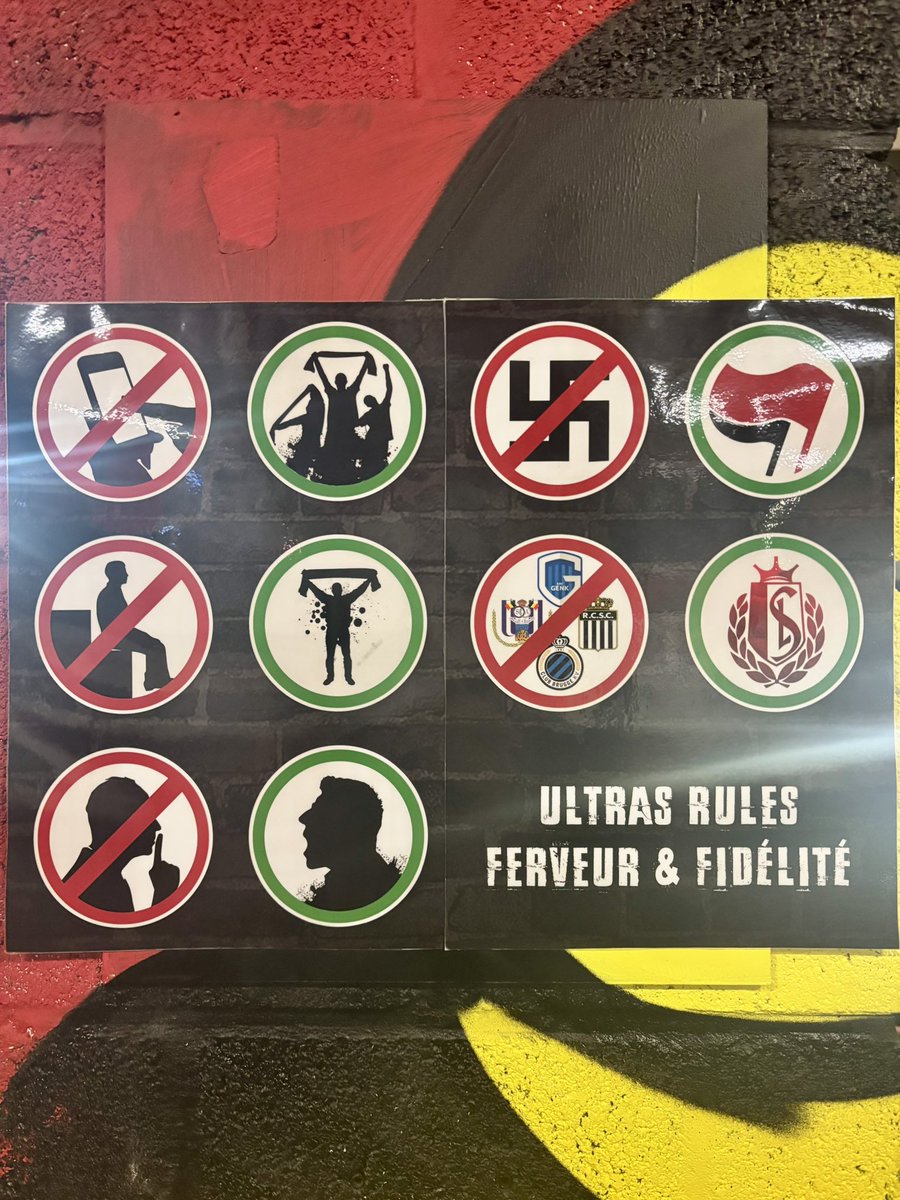 robccfc's tweet image. The ultras’ code clearly displayed at Standard tonight (pretty sure we’ll break some of these!)