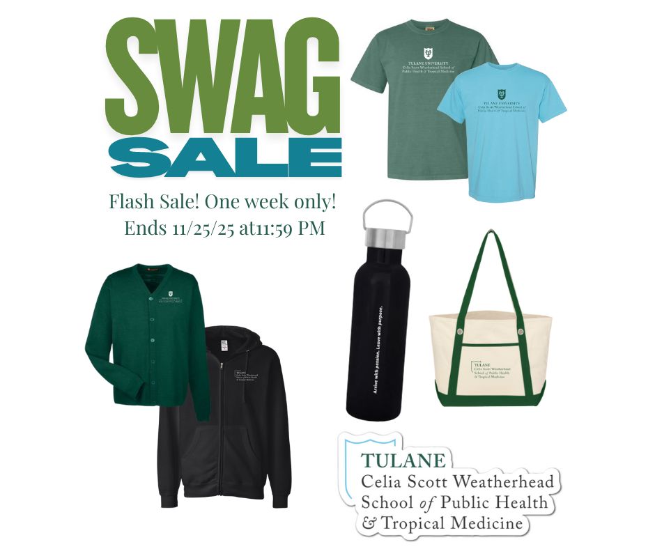 TulaneSPHTM's tweet image. We&apos;re excited to share that we&apos;re offering a selection of WSPH school-branded items online for the next week! This is our second run with the online store -- if we see a strong response, we can offer more, so share with your friends! stores.inksoft.com/wsph-merch/sho…