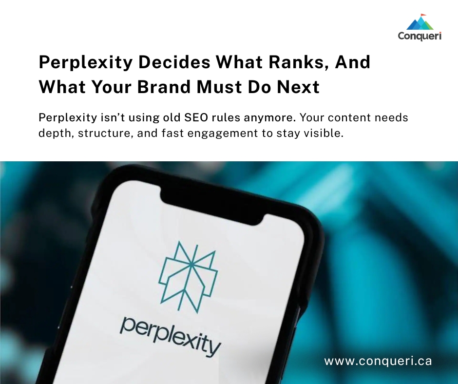 Conqueridigital's tweet image. Perplexity is reshaping what “good content” means.
It now looks for brands that show real expertise, not just keywords.
If you want your content to stand out, start building depth, structure, and smarter topics.

#perplexityai #aicontentinsights #smartcontentstrategy