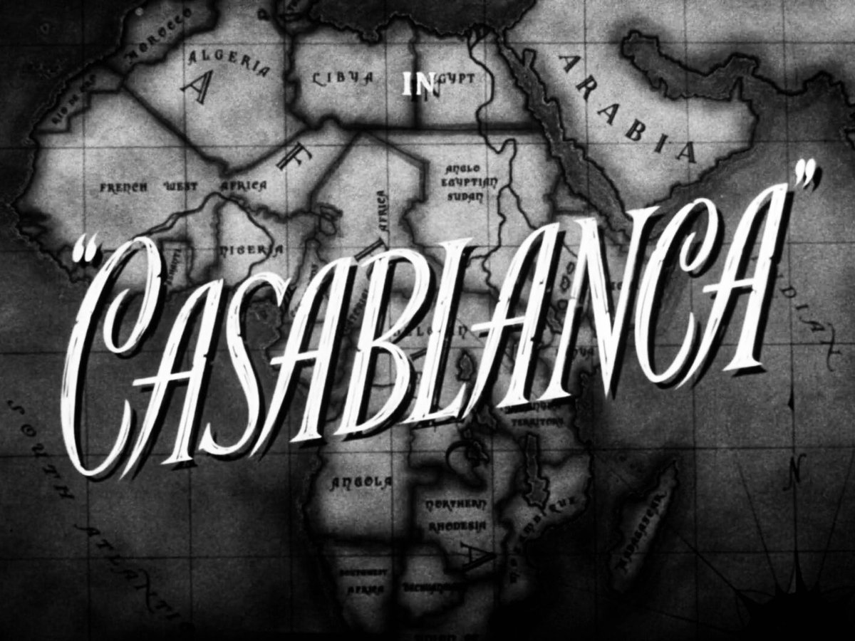 6ixImmortal's tweet image. casablanca (1942) dir. michael curtiz