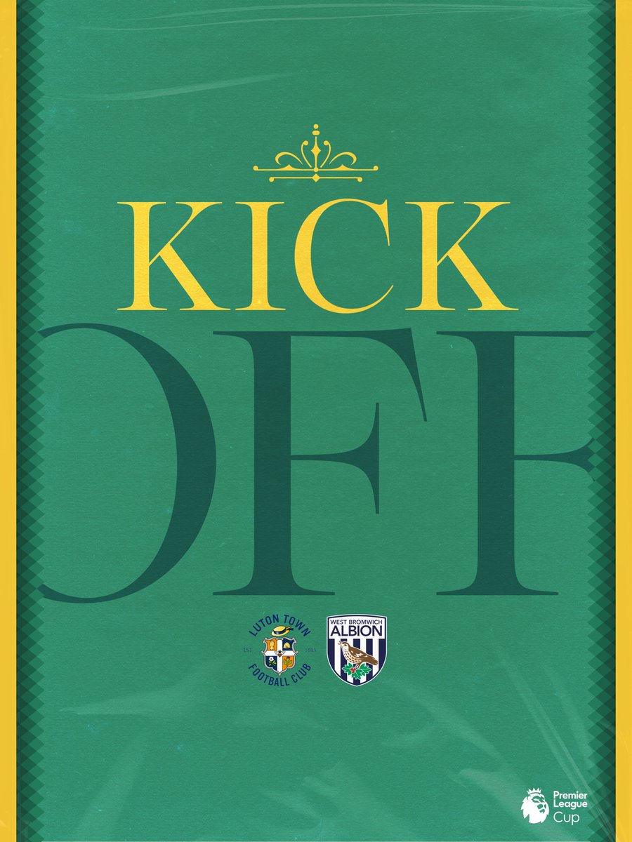 WBA's tweet image. Tonight&apos;s #PLCup tie gets going! 👊

𝐔𝐓𝐀! 💚💛