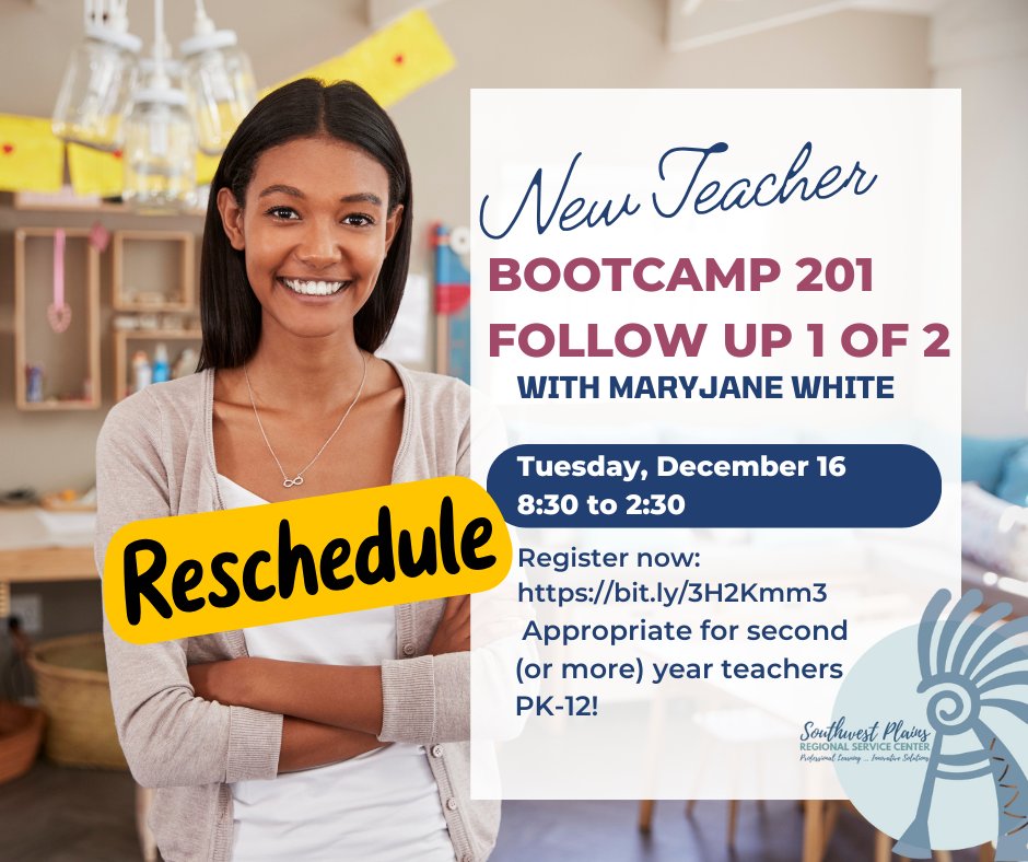 swplains's tweet image. This is session #1 of the New Teacher Bootcamp 201 follow up sessions for new teachers in years 2 and beyond. With @swplains Maryjane White @Maryjan68005700. Register at bit.ly/3H2Kmm3