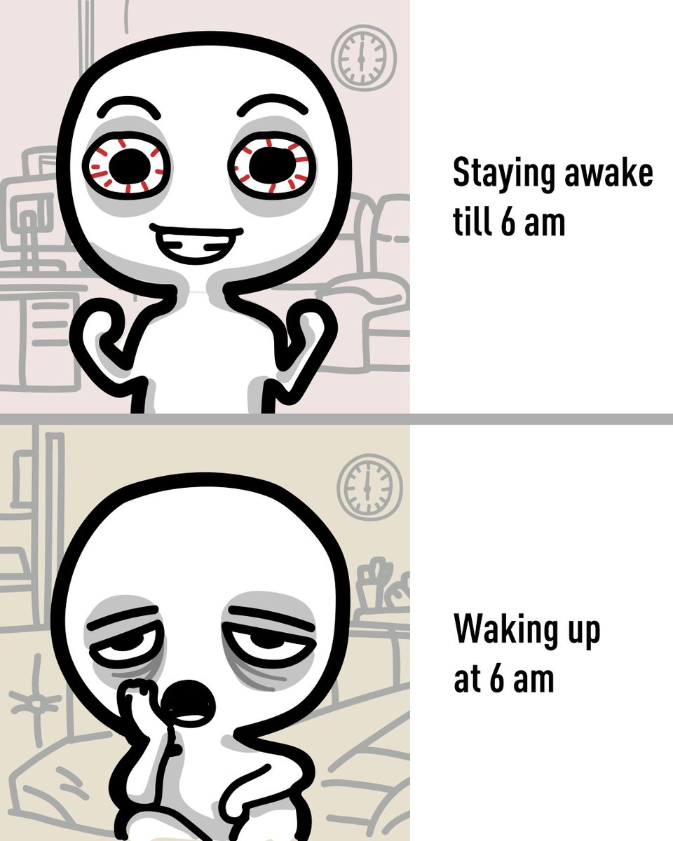 GeILMemory's tweet image. OMG. So accurate!
This has to be the most precise visual representation of a gamer&apos;s life.

#meme #memes #memesdaily #lol #humor #funny  #mysteries #GamerLife #StayingUpLate #Relatable #EarlyBird #Insomnia #NightOwl