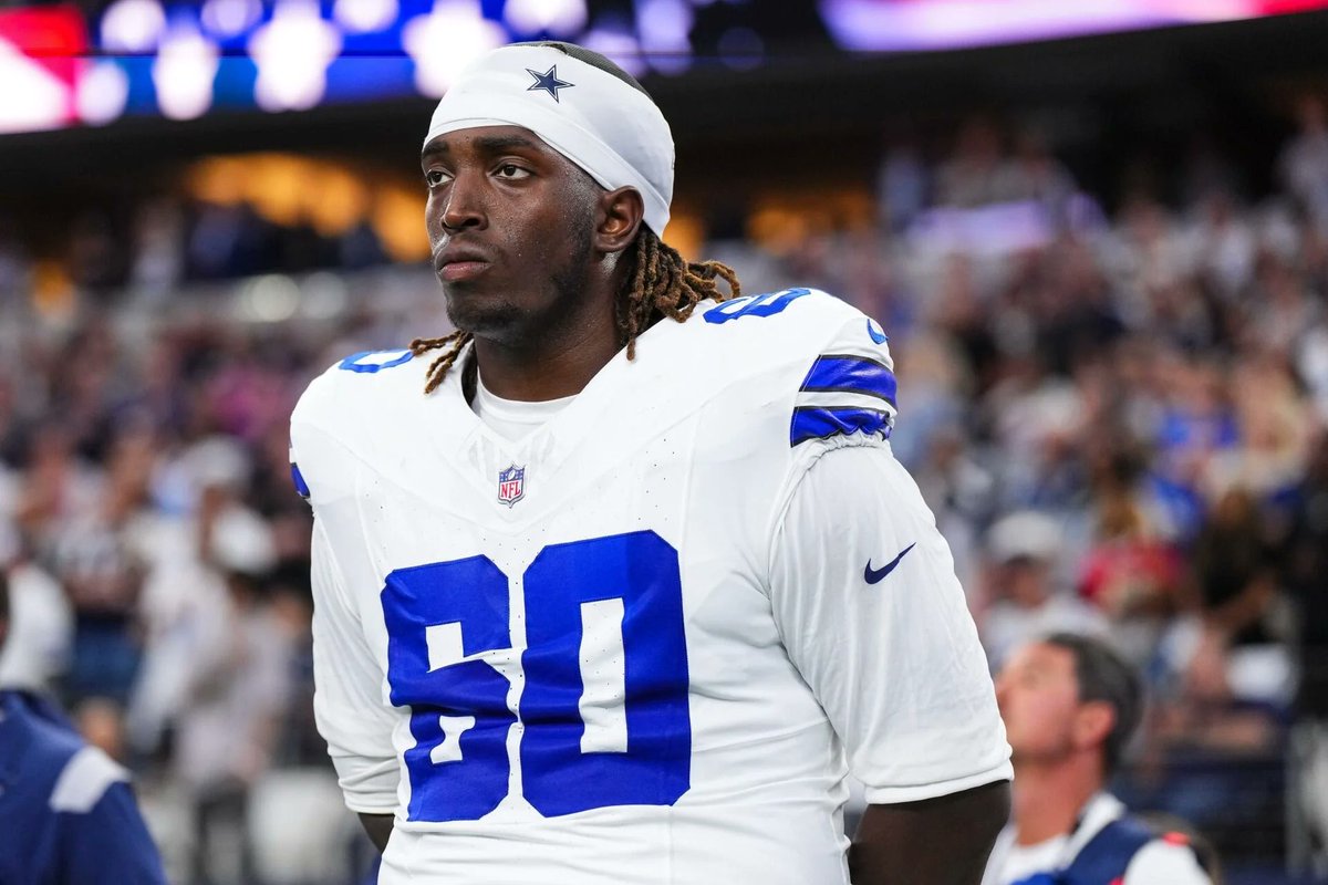 VoiceOfTheStar's tweet image. Tyler Guyton allowed only one pressure and zero sacks on 34 dropbacks, despite being one-on-one for 79.4% of his pass pro reps.

vs. Maxx Crosby: 0 pressures allowed

on top of that outstanding outing in Las Vegas, Guyton also earned an Oscar nomination. #Cowboys