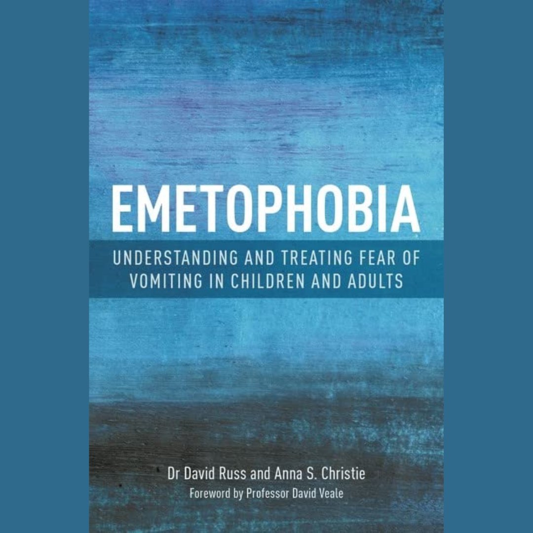 EmetHelp's tweet image. Dr. David Russ and Anna Christie have written the first book for clinicians on #emetophobia. Forward by foremost researcher on emetophobia Dr. David Veale. The book outlines differential diagnosis, comorbid conditions, treatment protocols and research. ow.ly/WtBo50TK2B7