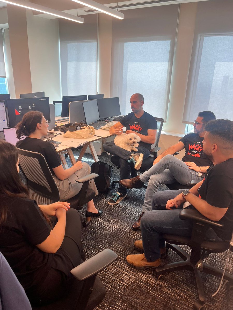 Bitsight's tweet image. Innovation starts with imagination—and our #Bitsighters are bringing it all! 💥 Bitsight’s 2025 Hackathon is a global event, kicking off in Israel with teamwork, creativity, and innovation that inspires. Here’s to building something amazing together! 💚 #LifeatBitsight