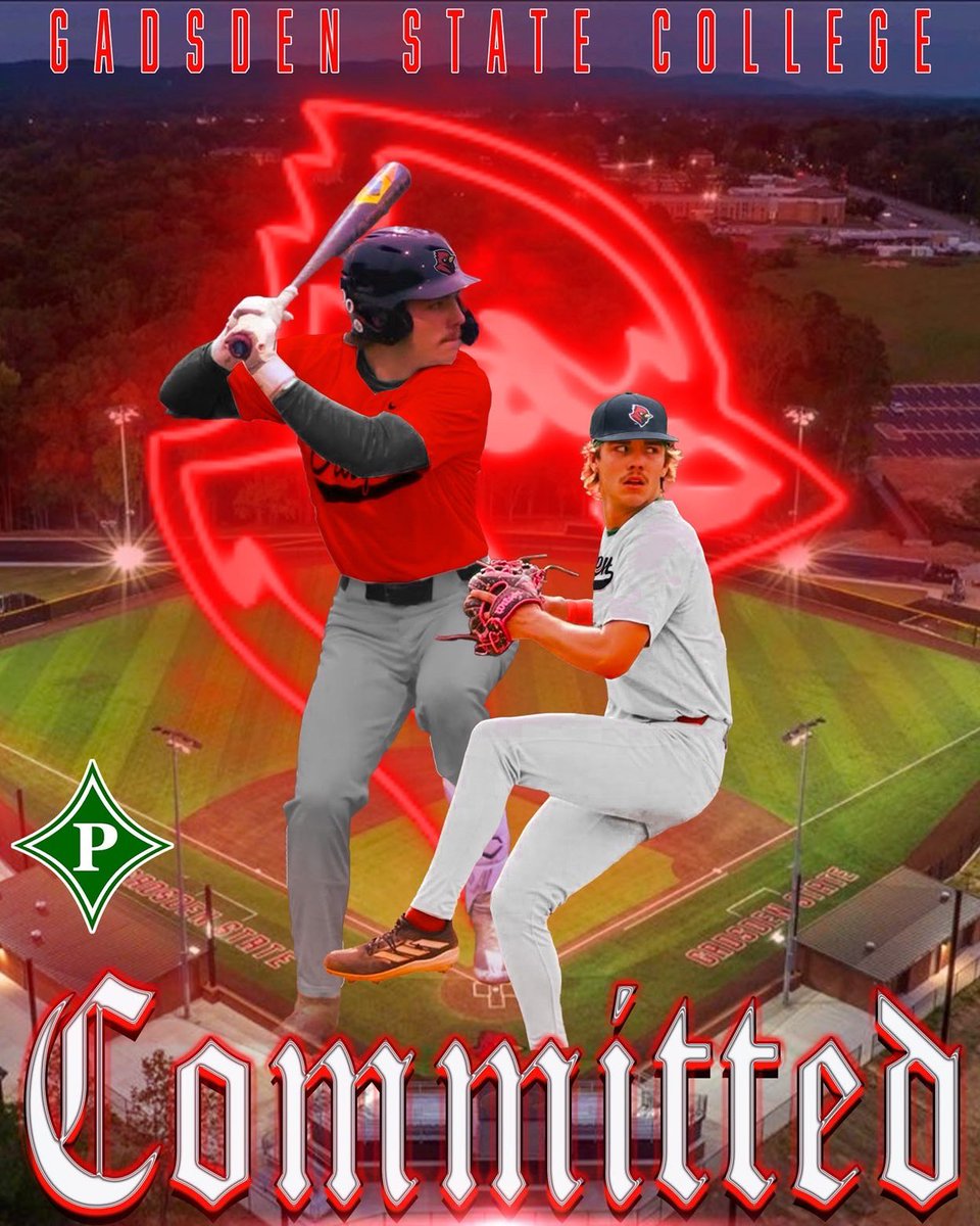 Congratulations to Christian Starks for his commitment to play college baseball at Gadsden State.  #DUDE