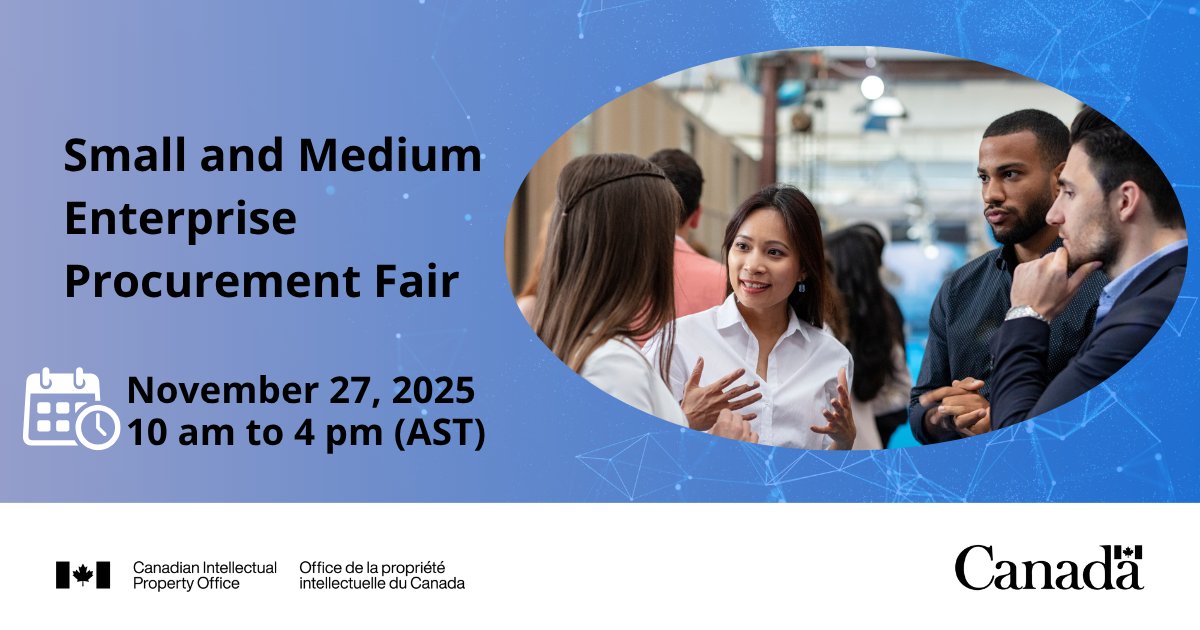 Are you an #SME in Atlantic Canada? 

Join us at the <a href="/YAWMuseum/">Shearwater Aviation Museum</a> to connect with government buyers, learn about the #BuyCanadian policy and explore how to do business with the public sector! 
 
Register now 
➡️ ow.ly/jEuK50XtCxu