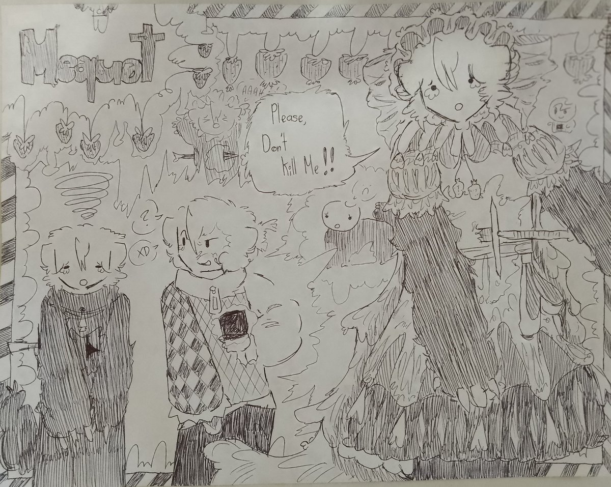 Random #Mequot drawing I made while in class
#dieofdeath #roblox