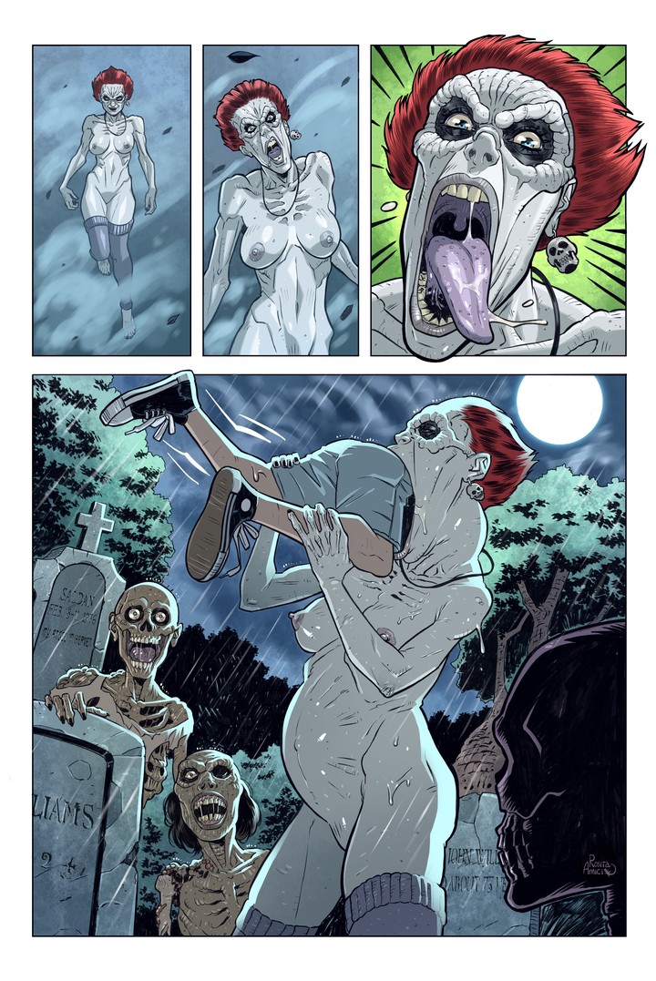 On a dark, rain-filled night of unfortunate fate, Trash returned from the grave hungry for flesh. So very... very... hungry. Perhaps she can educate you on the pleasures of death?

vorefan.com/gallery/Return…

#vore #monstergirl #zombie #samesizevore #vorebelly