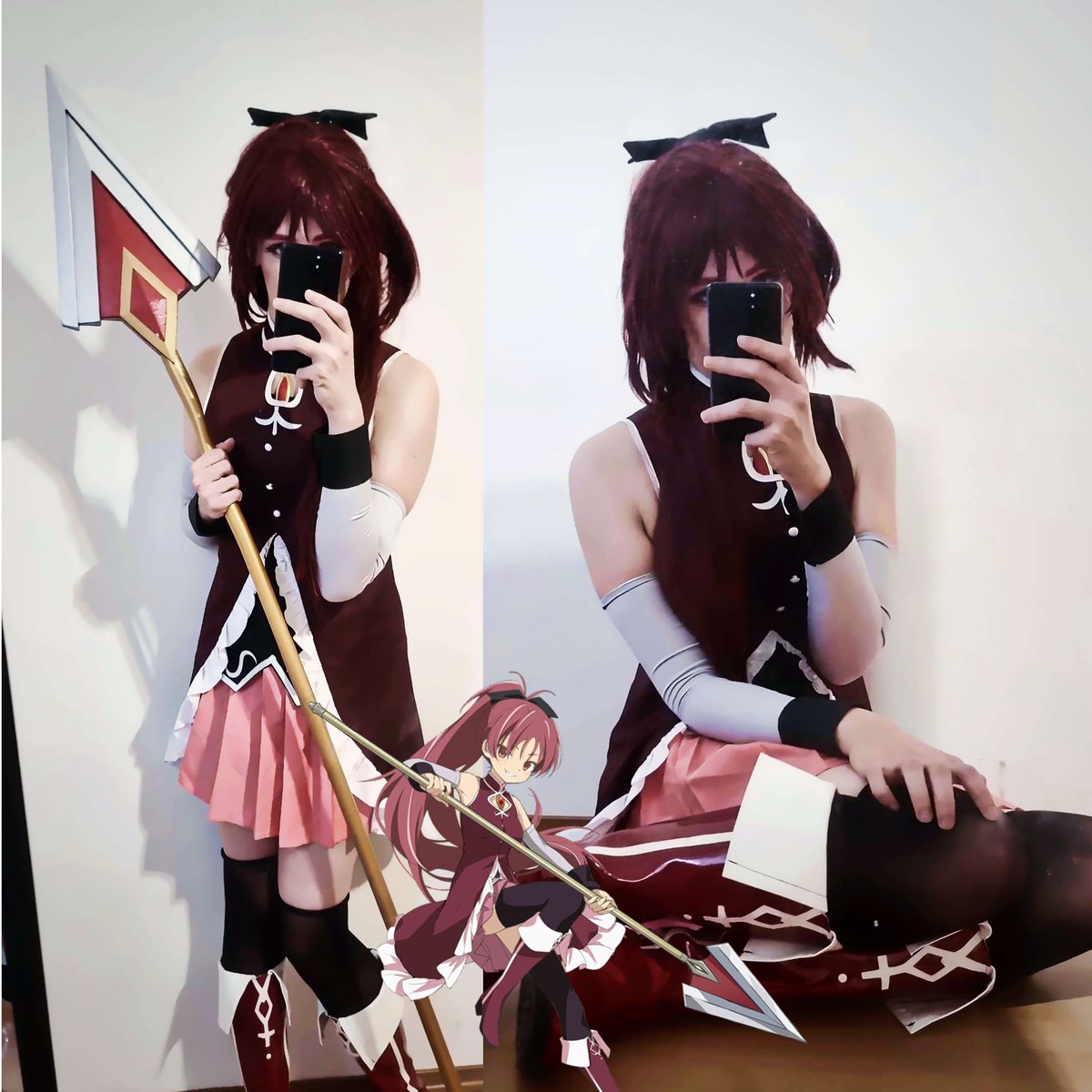 djneyoru's tweet image. magical girl with an attitude (and a huge spear)

#MadokaMagica