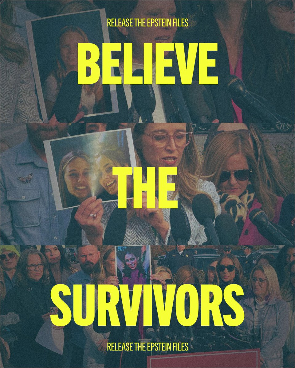 TheDemocrats's tweet image. They deserve justice. Release the Epstein files.