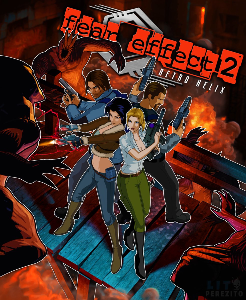 LitoPerezito's tweet image. ✨Fear Effect 2 Retro Helix Fan Made Cover ✨

Special thanks to my friend @dalejomej  who helped me fixing some proportions 🫂 #Lamistad

The emulated steam version is coming in 2026 btw so please add it to your Wishlist. I love this franchise, have a good day 🙋

#FEAREFFECT