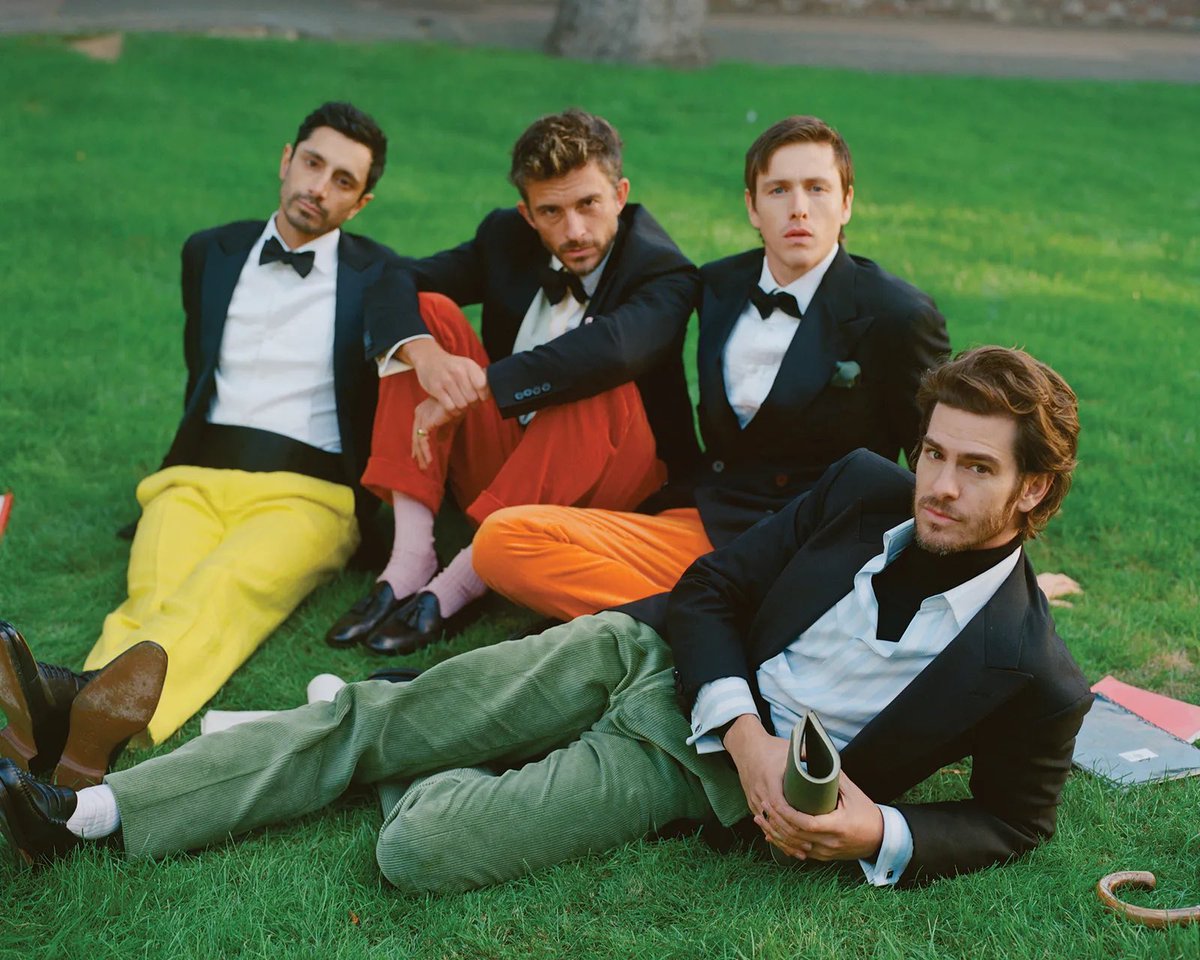 Andrew Garfield, Riz Ahmed, Jonathan Bailey e Harris Dickinson para a Vanity Fair.
Fotografados por Theo Wenner.