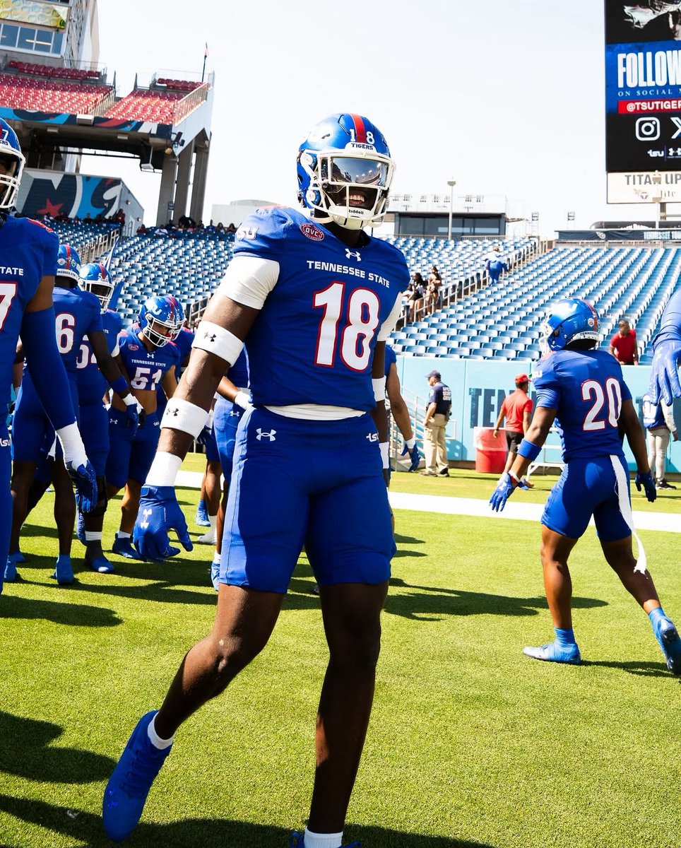 Tennessee State University Offered!
#AGTG 

<a href="/reggiebarlow/">Reggie Barlow</a> <a href="/coachryantaylor/">Ryan Taylor</a> <a href="/CoachGuillot/">Jacques Guillot</a> <a href="/coachchilly/">james childers</a> <a href="/mark_gibson9/">Coach Mark Gibson</a> <a href="/coachdsheehan/">Daniel Sheehan</a> <a href="/coachjoegordon/">The Official Teammate of Today's Student Athlete</a> <a href="/CoachsacksDent/">Randall "Sack Chaser" Dent 💰🏃🏽‍♂️</a> <a href="/JUCOFFrenzy/">JUCO Football Frenzy</a> <a href="/CoachC_Osunde/">C.O.365 Training</a> <a href="/CoachJ_O/">Coach J.O.</a> <a href="/JuCoFootballACE/">JuCo Football Forer</a> <a href="/TherealMarcJay/">Coach Jonassaint</a> <a href="/JGonzalesJr10/">Julio Gonzales Jr.</a> <a href="/CoachJay_B/">Javone Byrd</a>