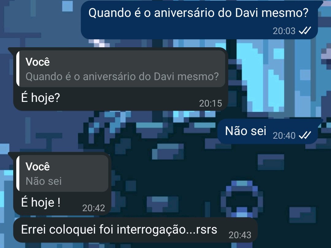 lua_n7597's tweet image. Fui perguntar pro meu pai sobre o aniversário do meu irmão e achei que ele tinha esquecido também