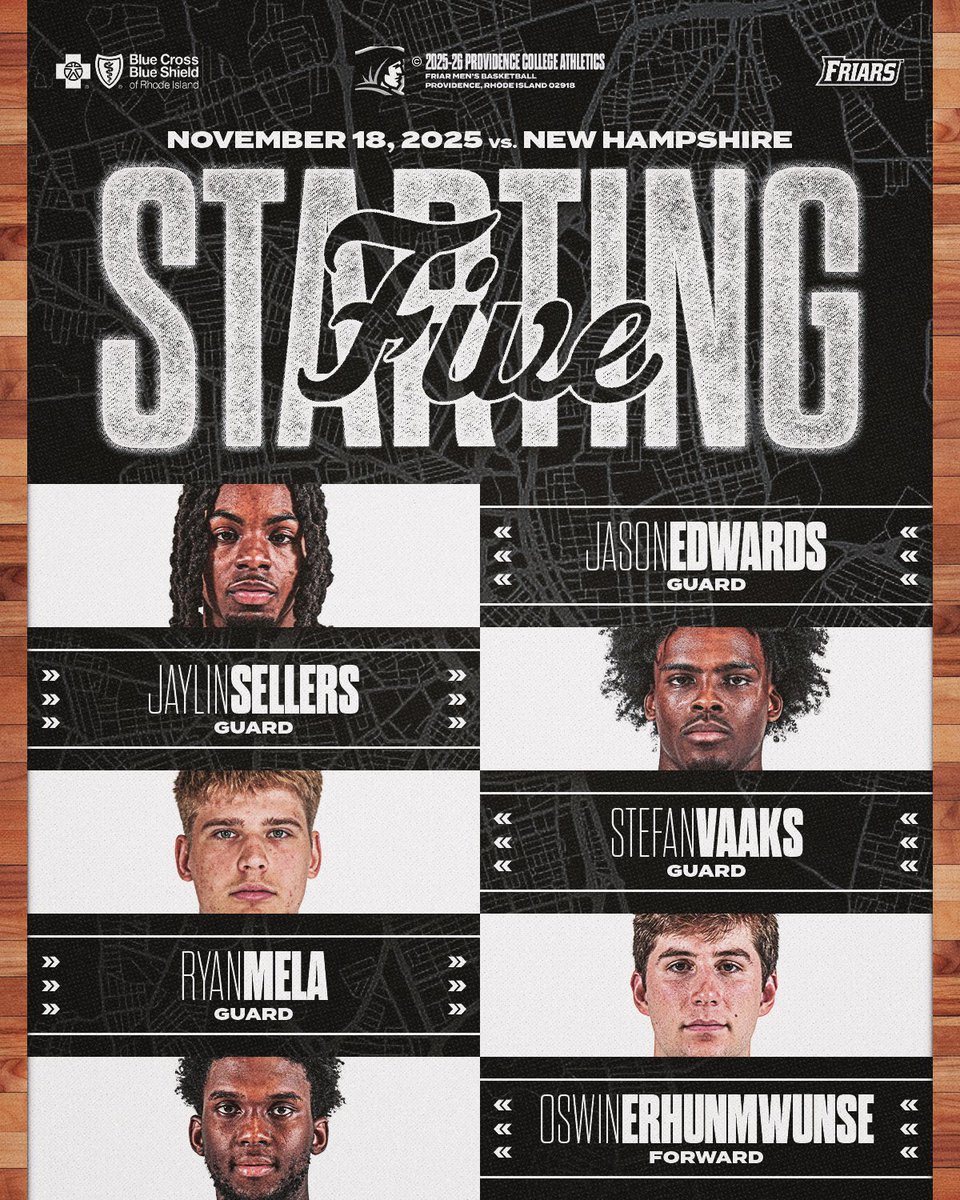 PCFriarsmbb's tweet image. Starting 5⃣