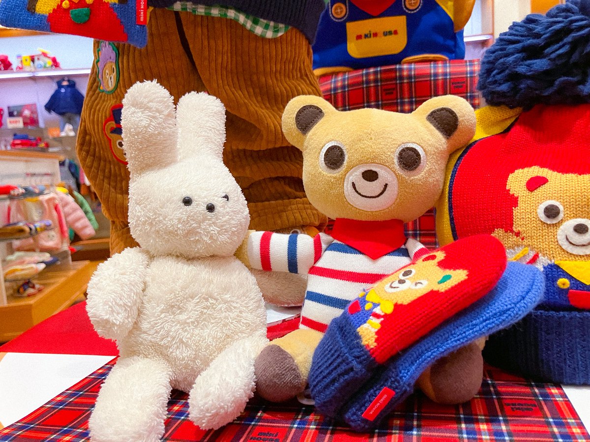 ミキハウス クマ刺繍 トレーナー 100 定価22000円☆プッチー君 みみた