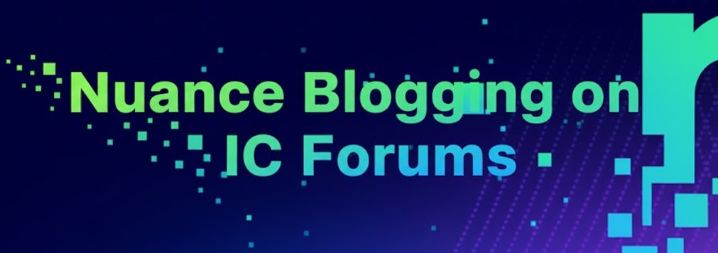 icpforums's tweet image. Did you know?

@NuanceDapp has a community on the #ICForums, that allows you to discuss blogging on the platform, best practices, and platform updates?

Check out the community at meazi-4iaaa-aaaab-acvrq-cai.icp0.io/f/nuancexyz, using the Internet Identity.

#NuanceXyz #InternetComputer #ICP