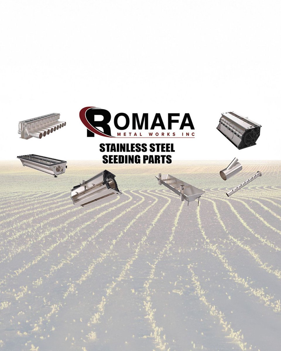 combineworld's tweet photo. REMINDER: Save 15% on all Romafa Stainless Steel Parts from now until November 27th, 2025.

• John Deere Meter Housings
• Flexicoil/CNH Meter Boxes
• Morris Meter Boxes
• Bourgault Meter Augers
• And more! 

Learn more here: https://t.co/g9WNNJLLVG #Romafa #SeedingParts https://t.co/FbKKotLDUo