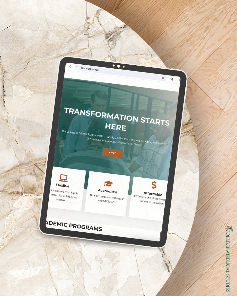 CBSHouston's tweet image. Break through every barrier—your transformation starts now. Secure your place for the 2026-2027 school year at cbs.edu.