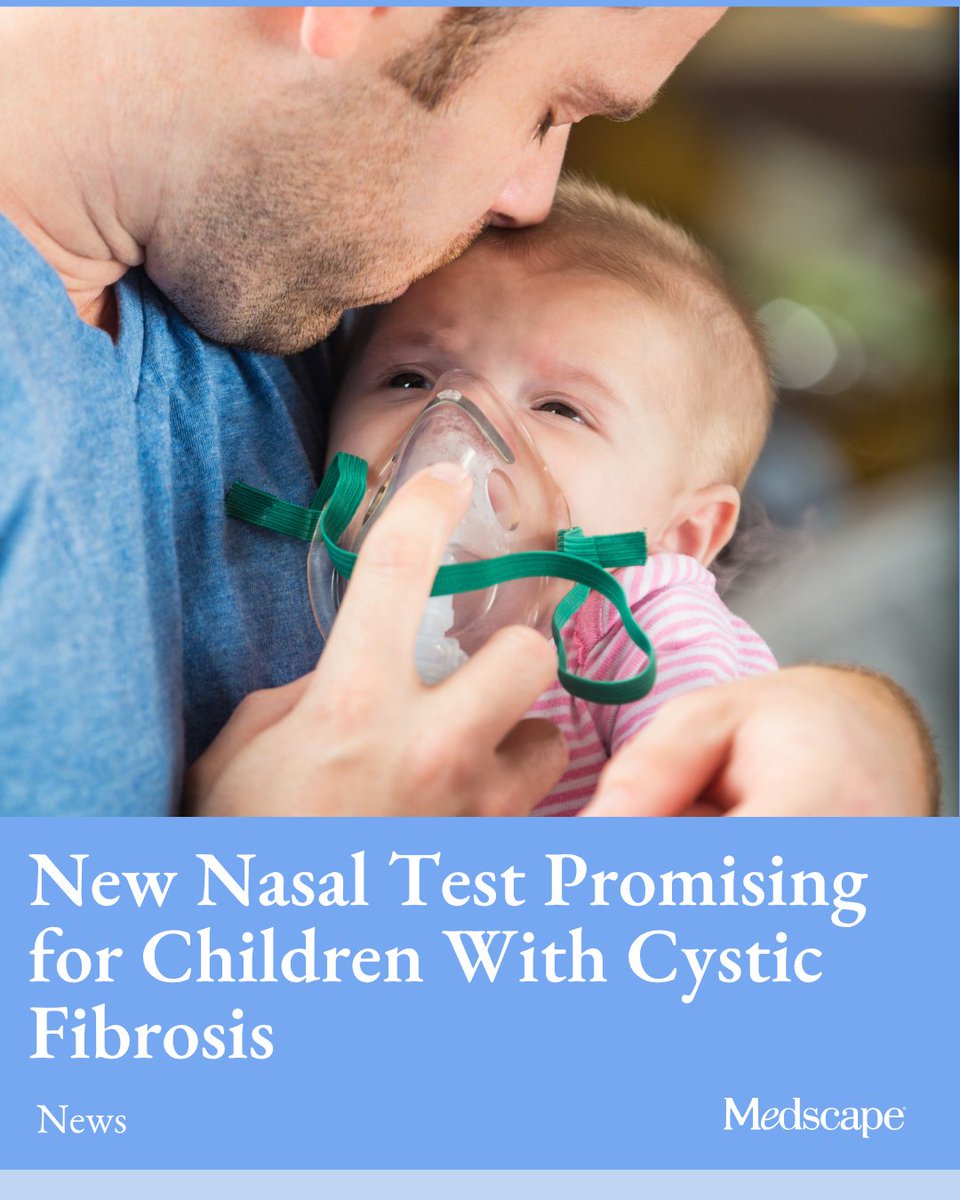 Medscape's tweet image. Peak nasal inspiratory flow (PNIF) measurement was a feasible, noninvasive method for assessing nasal airflow obstruction in children with cystic fibrosis and correlated significantly with nasal endoscopic findings and lung function. ms.spr.ly/6019tR0gF