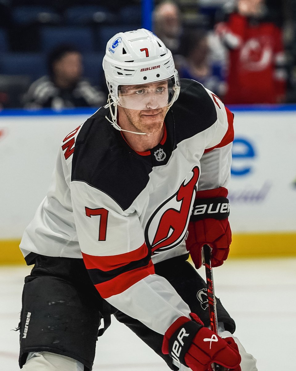 NJDevils's tweet photo. Back to working double duty. https://t.co/1drHD8exPF