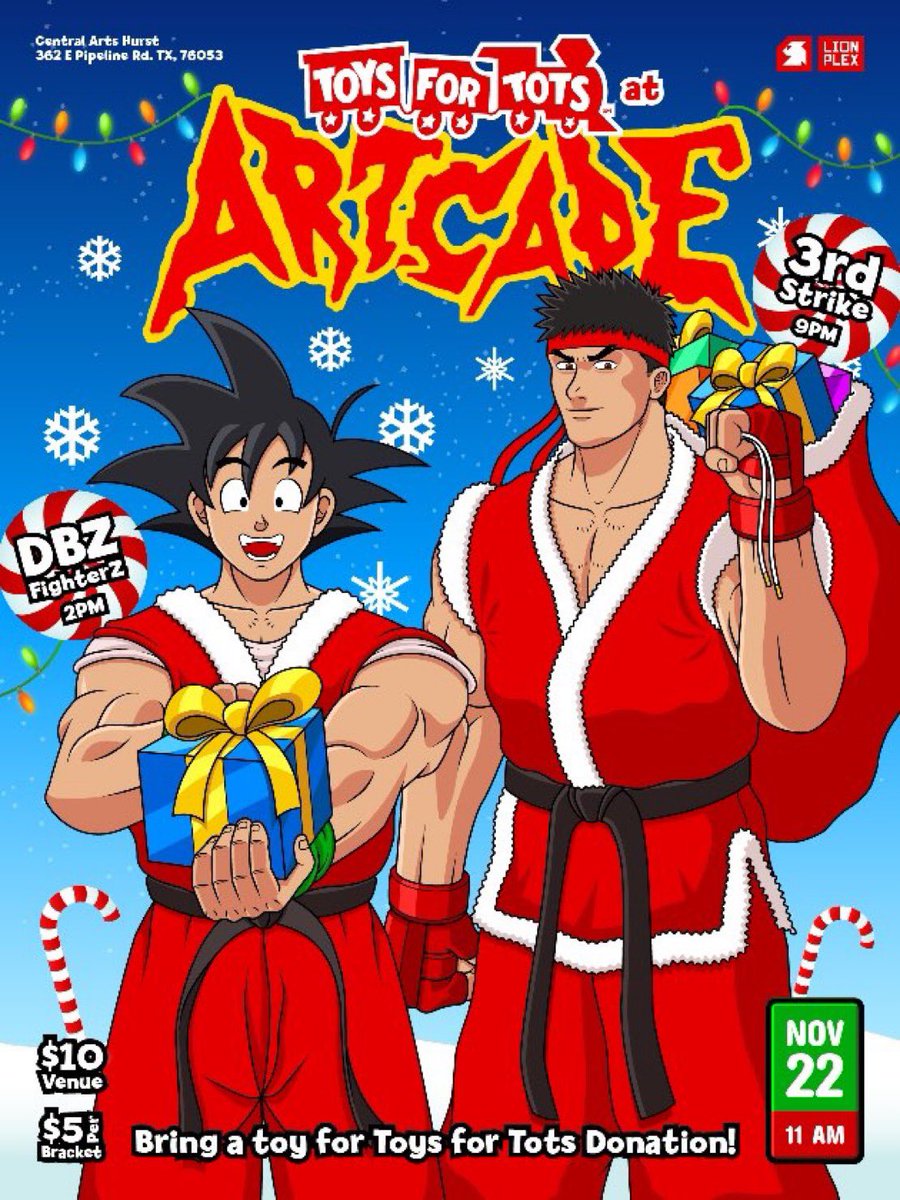 What ups up pimps and pimpettes. It’s Tuesday, you know what that means! It’s Artcade time! 
7pm-3am. $10 to get in.
If moneys an issue let us know, we can work something out!  
Let’s hang out and get some games in 
We just got another awesome flier made up by <a href="/lionplex/">LIONPLEX</a>! 
Also