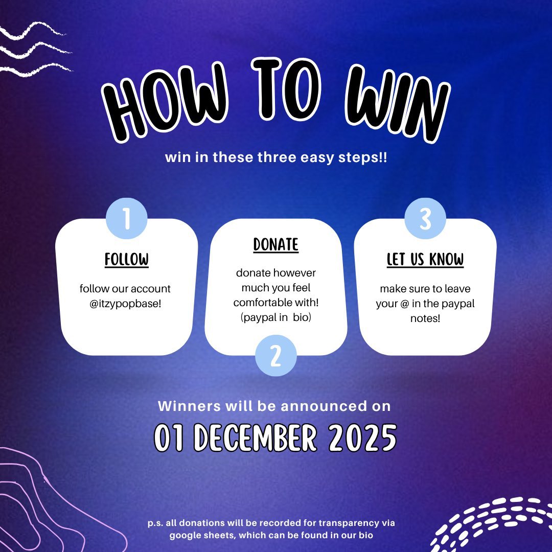 itzypopbase's tweet image. ATTENTION MIDZYS‼️

donate $5 or more for a chance to win a signed TUNNEL VISION album.
for the next 15 hours, every donation will go directly toward fancast votes.

our paypal: paypal.com/paypalme/ITZYP…