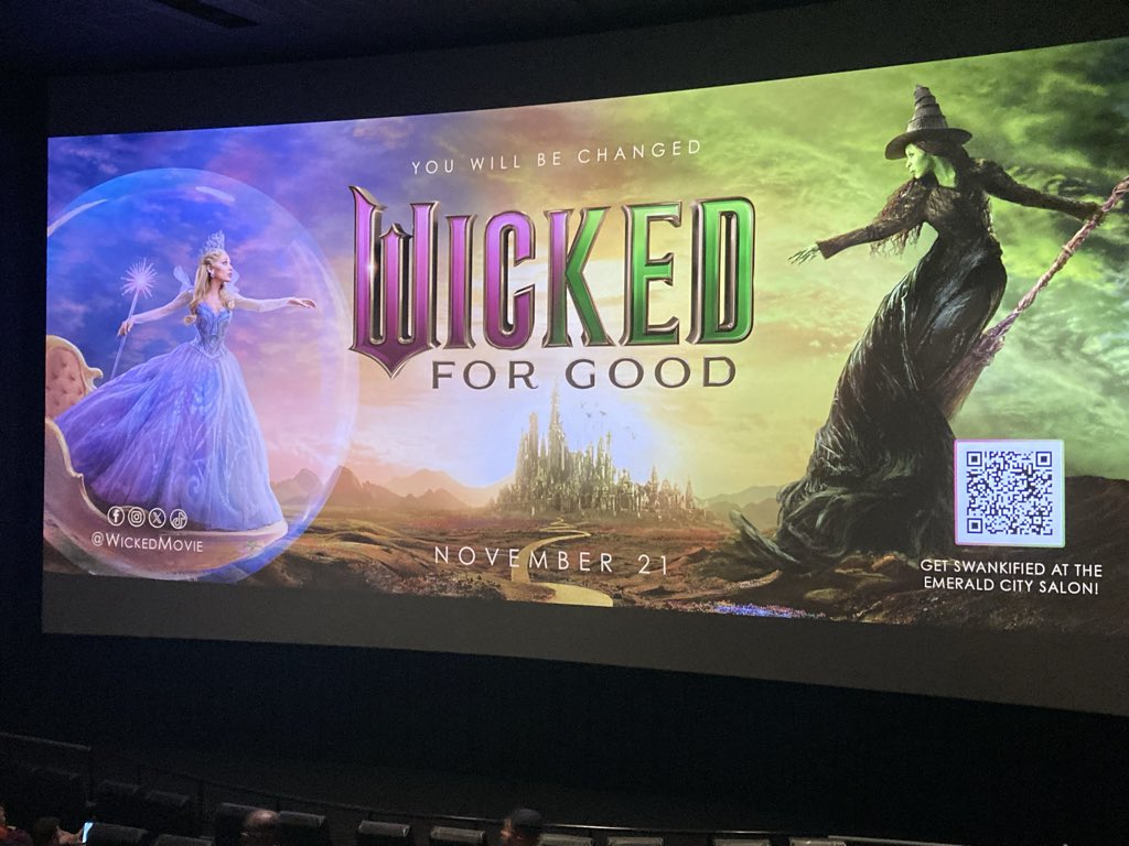 Tonight.
<a href="/wickedmovie/">Wicked: For Good</a>