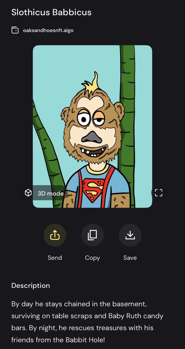 ccole7604's tweet image. Heyyyy youuuuu guysssss! In case no one told you, @JoeJoBabbitNFT is the best! Newest members of my JoeJo Frens collection! Really appreciate it! Slothicus Babbicus and Large Marge!